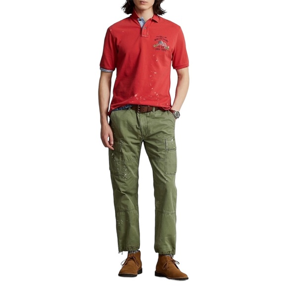 Polo Ralph Lauren Classic-Fit Mesh Graphic Shot-Sleeve NWT Large Soft Cotton - Picture 4 of 13